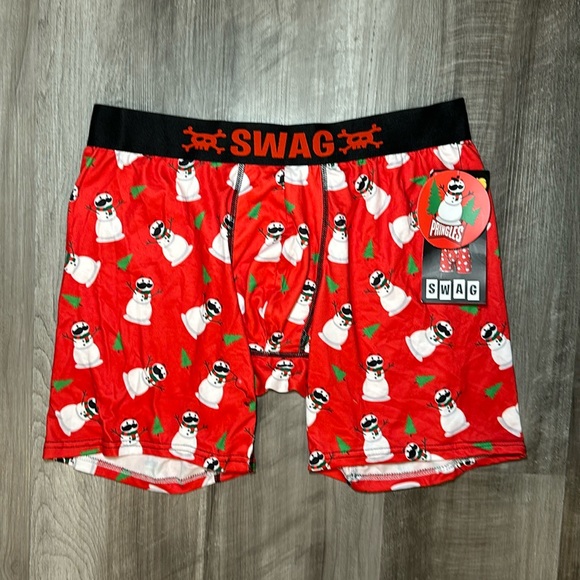 Pringles Snowman Christmas SWAG Boxer Brief - XL - Picture 1 of 3